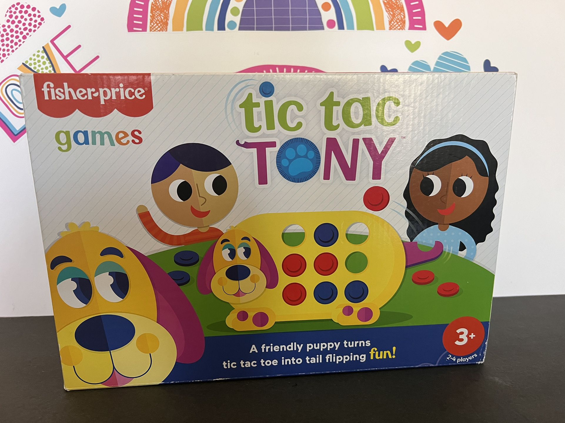 FISHER PRICE GAME - TIC TAC TONY - AGES 3* - BRAND NEW