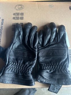 Harley Davidson Leather Moto Gloves