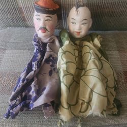 Antique Chinese Finger Puppets! Rare!!
