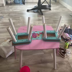 Trolls Kid Table Chairs