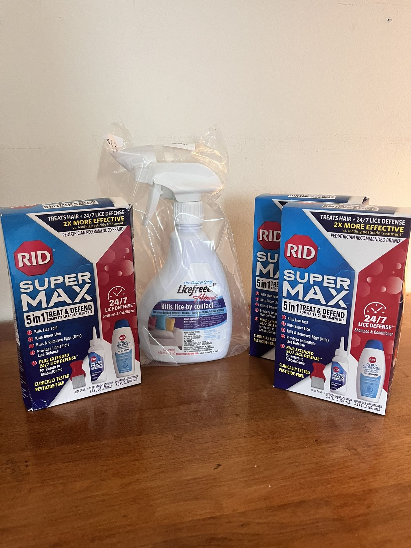 RID Super Max Lice Treatment and Home Spray