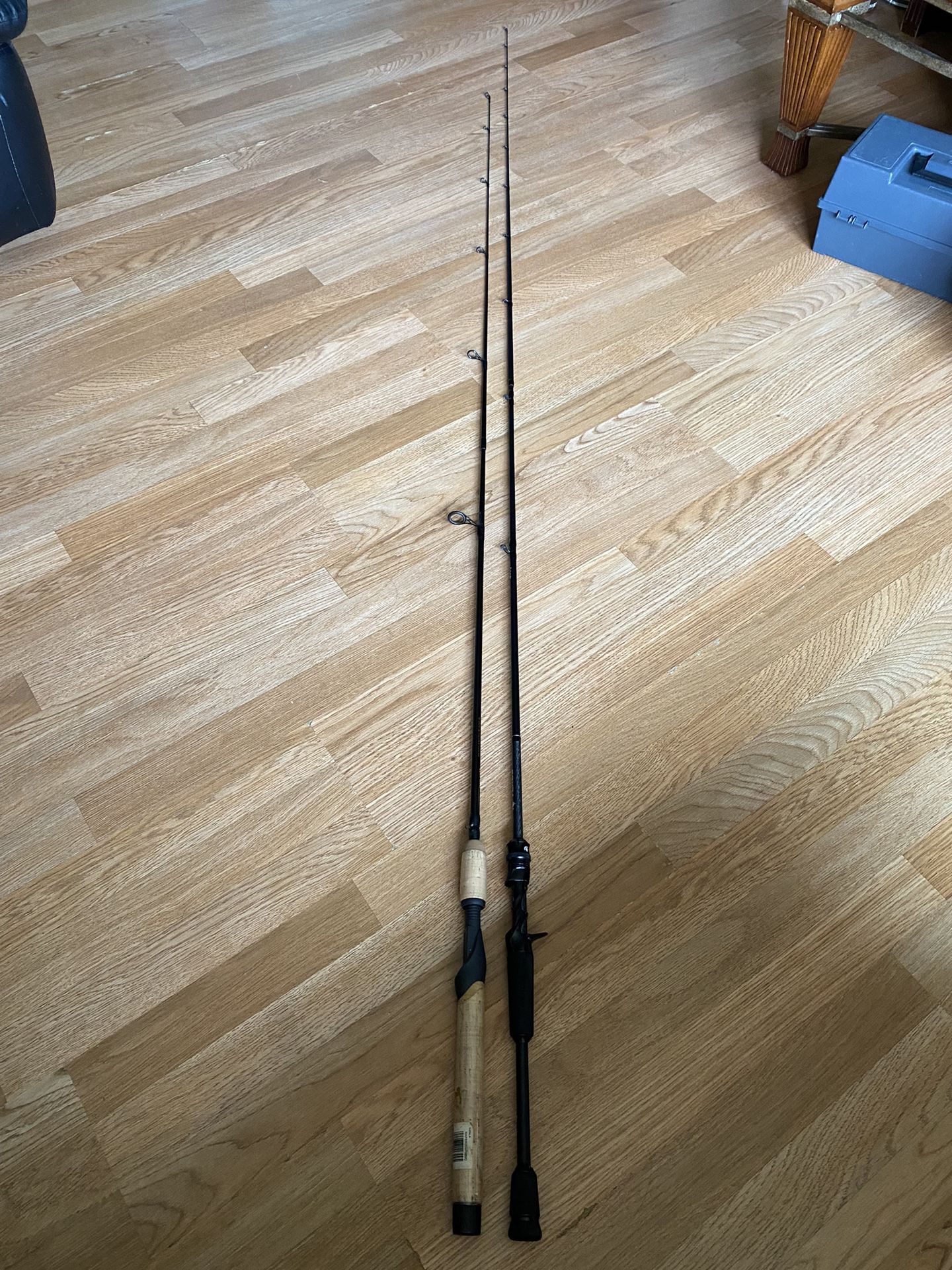 two new fishing rods $35 Each
