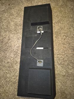 12" subwoofer box