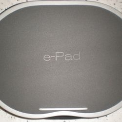 NEW Brookstone Portable Cushioned Laptop Desk e-Pad BLACK 15" #634287