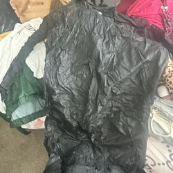 Black Jumpsuit Onesie Silk Material Size 4XL $25.00