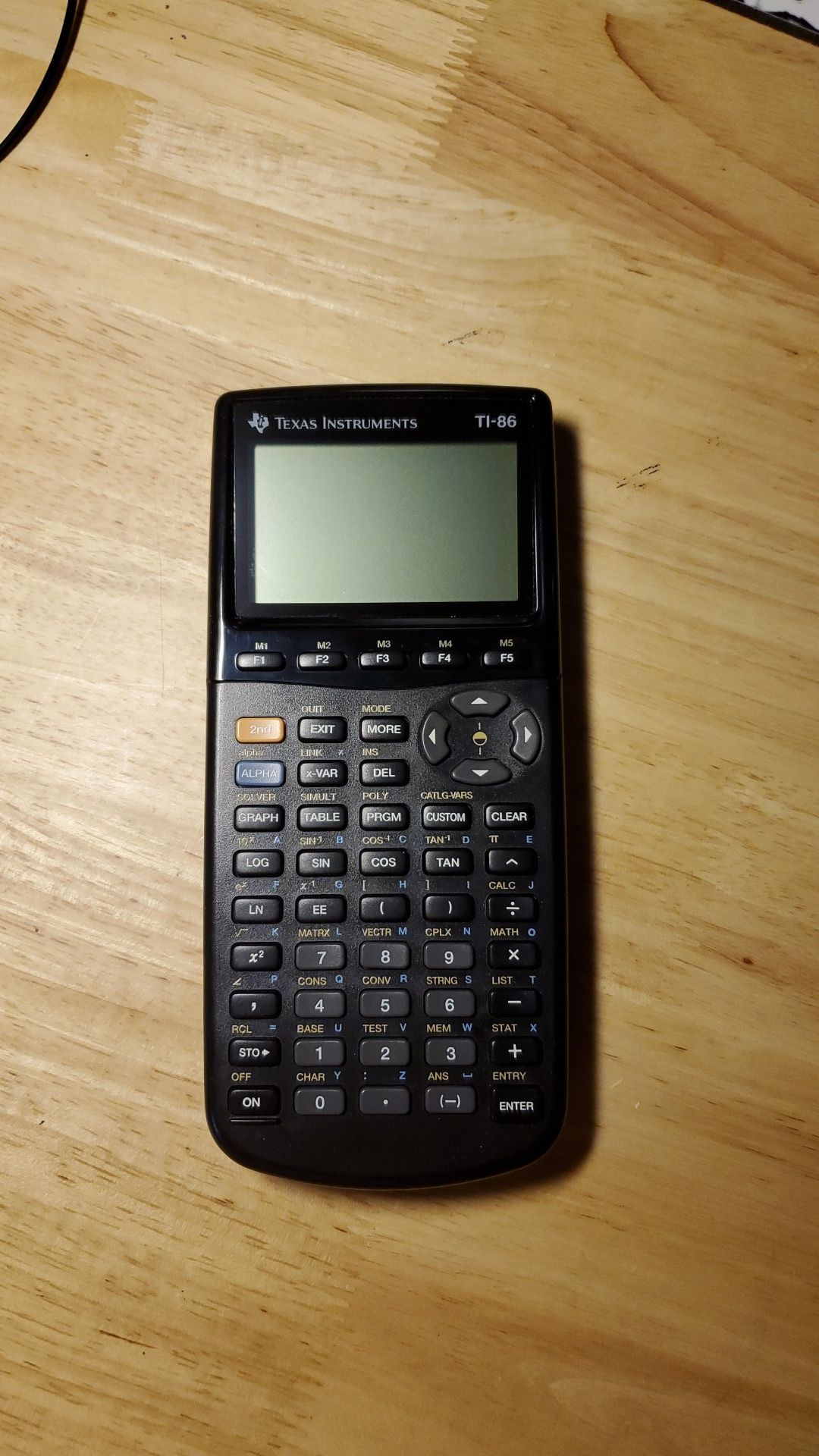 Texas Instruments TI-86 Calculator. With Case.