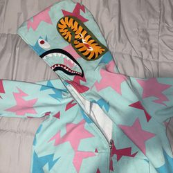 Bape Camo Shark Jacket Size M