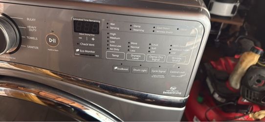 Electric and gas dryer