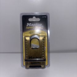 Combination Padlock: High Security, MASTER LOCK, Boron, Brass, Gold, 