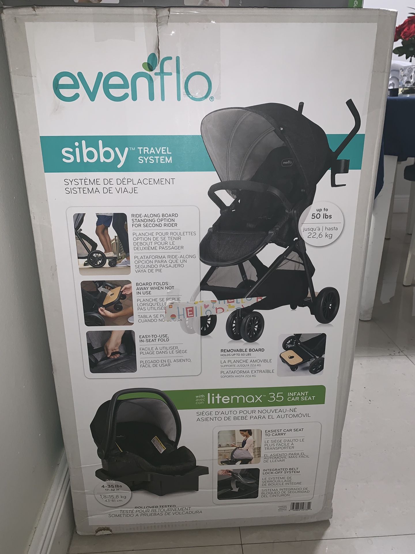 Stroller and infant car seat