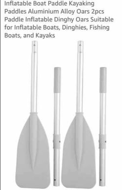 Kayak paddles Aluminium ALLOY Oars 2 pcs. Also for inflatable boat, fishing boats