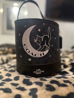 Coach halloween bucket bag