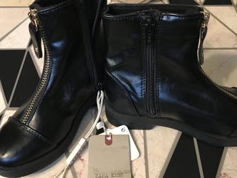 Zara Girl Black Boots