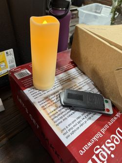 24 piece electronic candles blameless with batteries