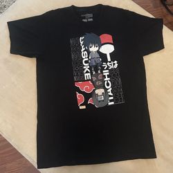 Vintage 2007 Naruto Shippuden Chibi Uchiha Brothers T-Shirt 