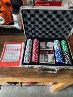 poker chip set new