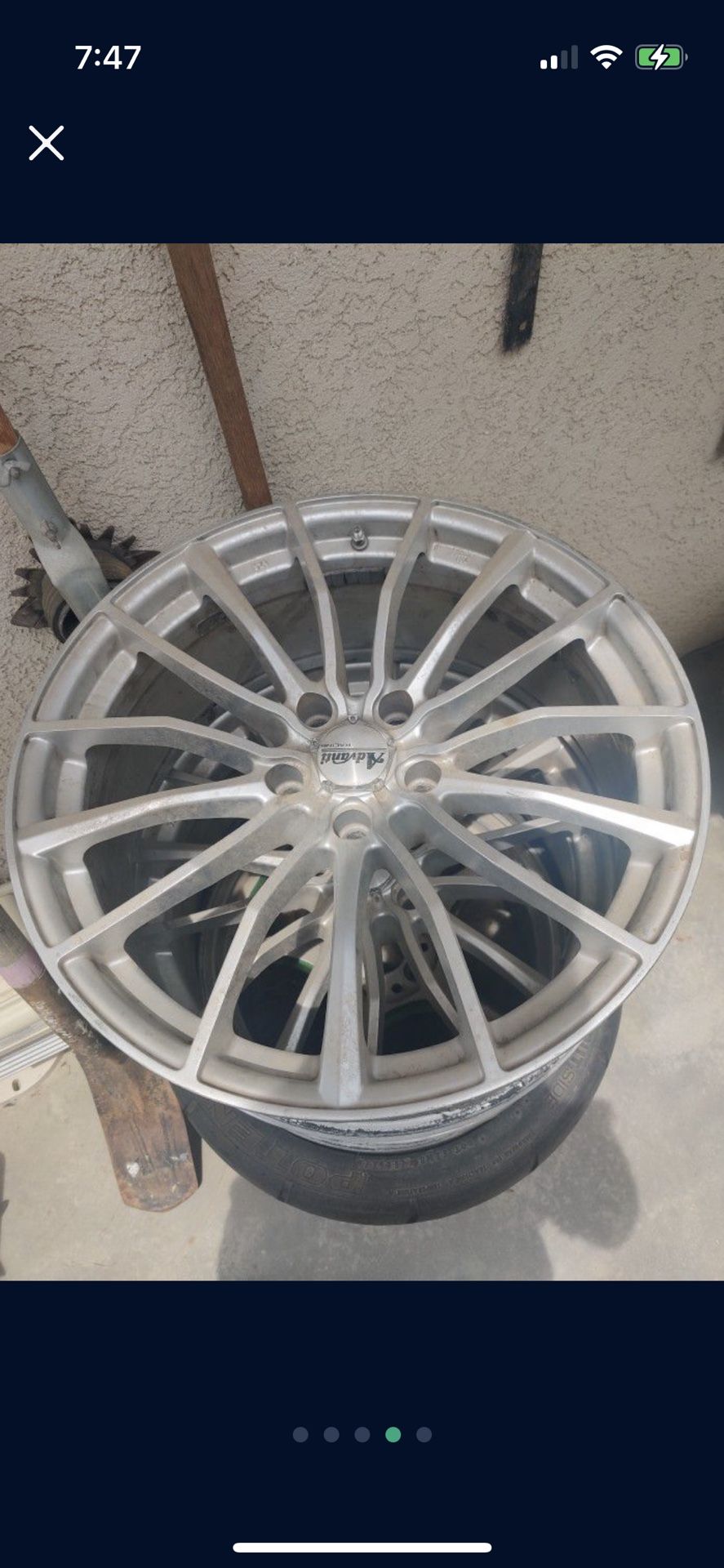 The Tyre Centre Australia Advanti Racing Lupo GSV1 19 in rims no tires asking $250or best offer