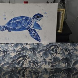 Sofa Bench And Picture 