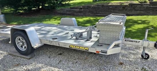 2022 Aluma 8214H-TILT Heavy Utility Trailer