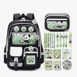 Backpack for School  28PCS  Panda !!!!!