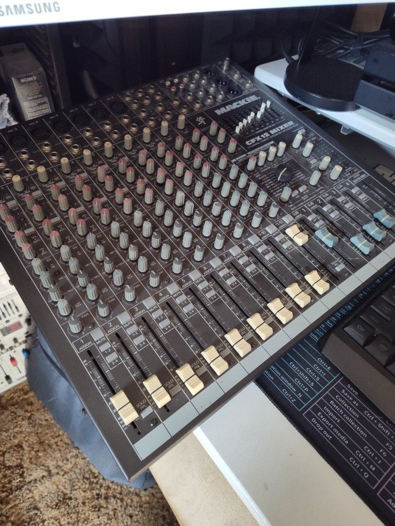 Mackie Cfx12 Mixer Dj Mixer 12 Channel