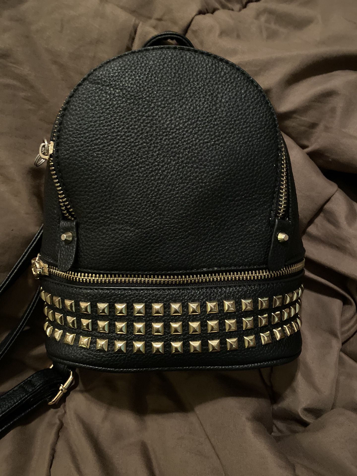 Black Backpack Purse