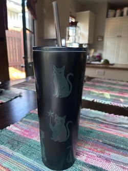 Starbucks Halloween Black cat cup