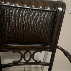 One Bar Chair Perfect Condition Bronze And Leather Not Torn At All