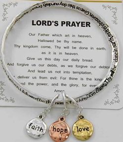 Lord’s Prayer bracelet