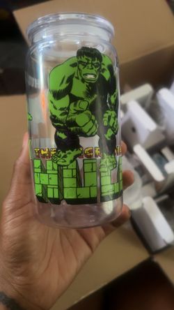 Incredible  Hulk Uvdtf Plastic Cup Available