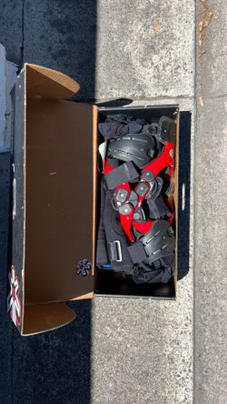 Asterisk CELL Knee Protection System Red/Black Size XL Pair w/ Box - $300 OBO