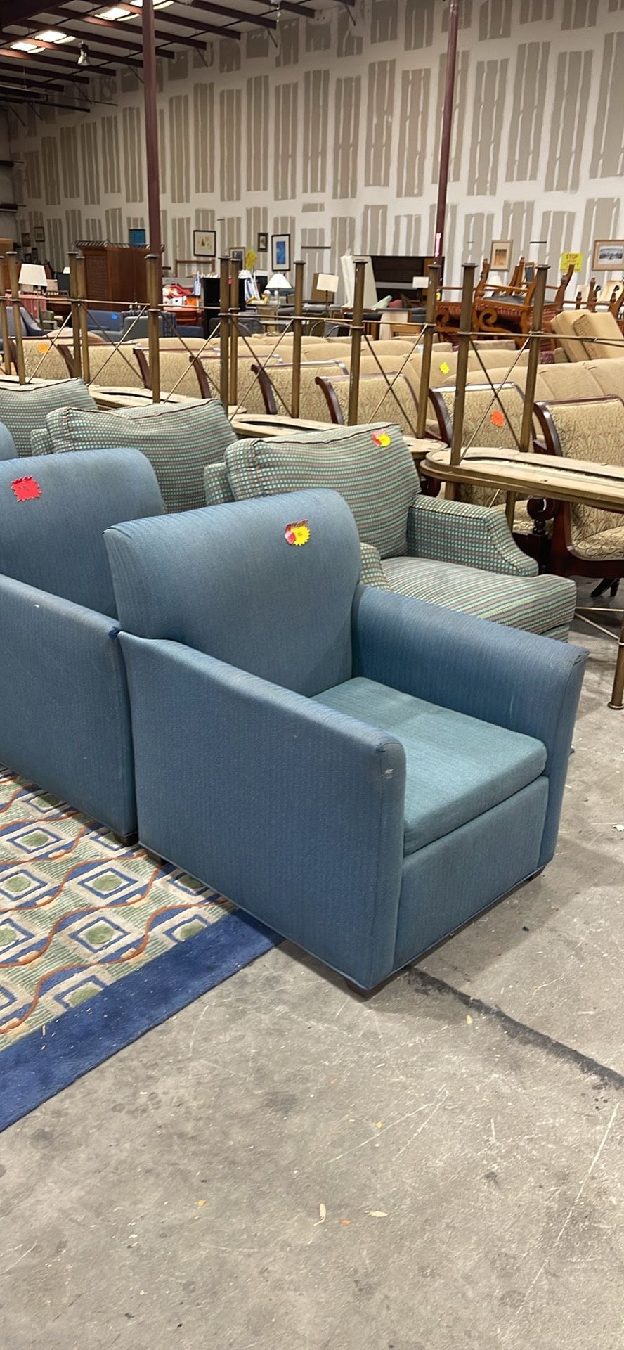 Blue Decorative Chairs 