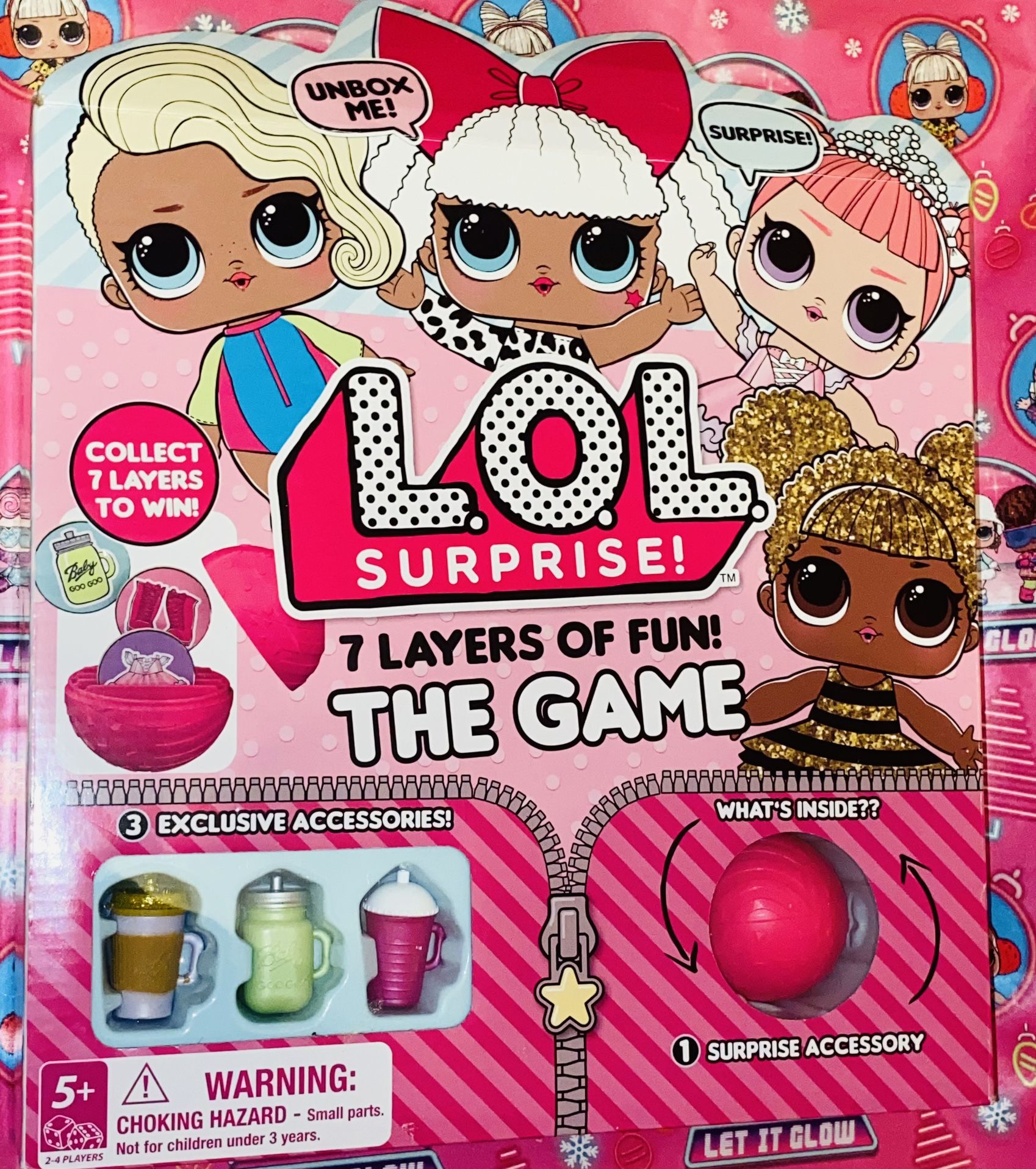 💕🃏⚪️♟️🎀✨ L.O.L. SURPRISE! 7 LAYERS OF FUN BOARD GAME💕🃏⚪️♟️🎀✨