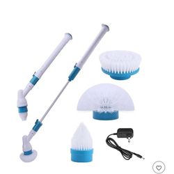 YOUKADA Power Electric Spin Scrubber  Rechargeable Wireless  Link Extendable Cordless Power Ergonomic Scrubber For Bathrooms & Kitchen