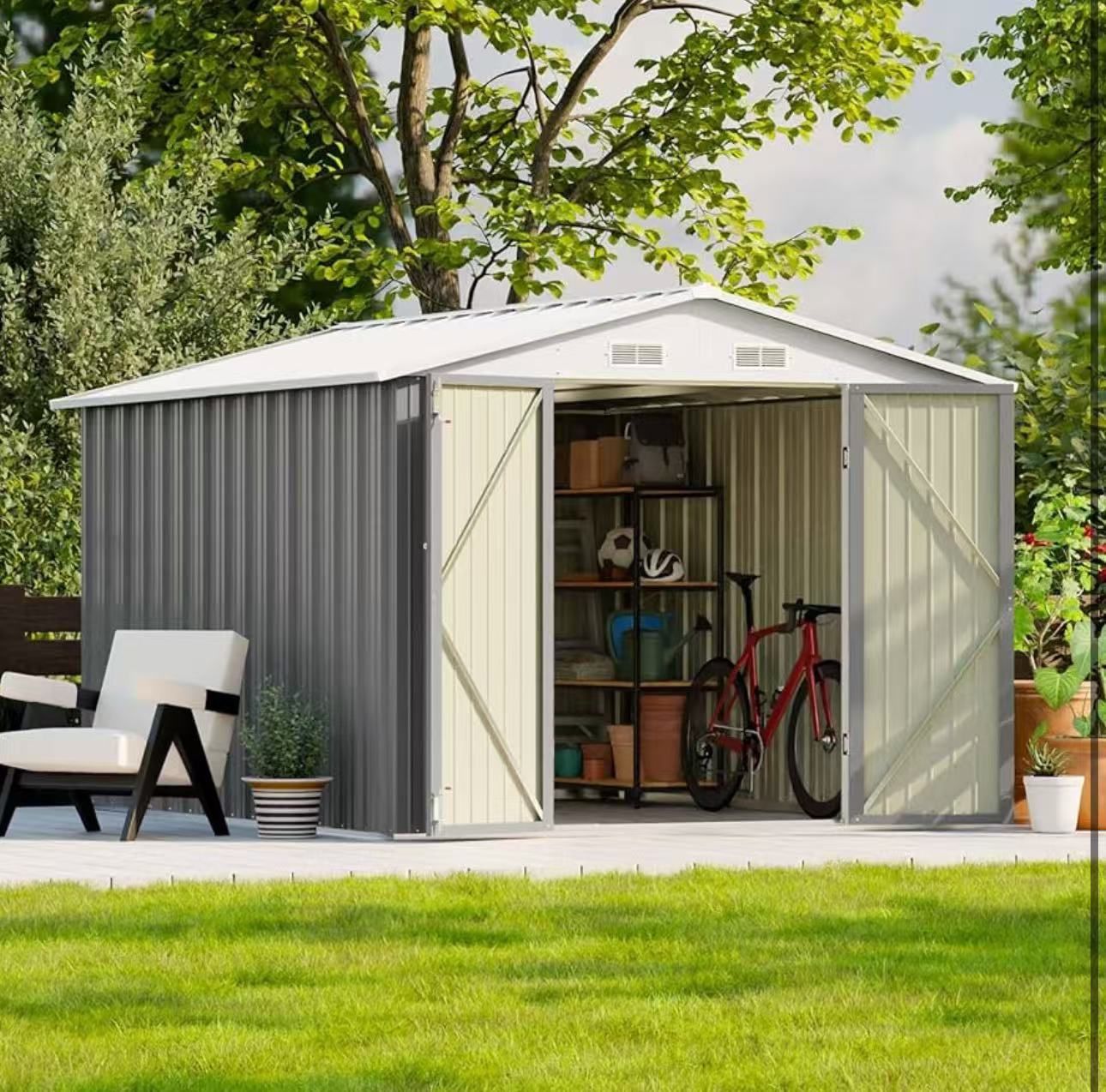 ❤️8x10 FT Outdoor Storage Shed