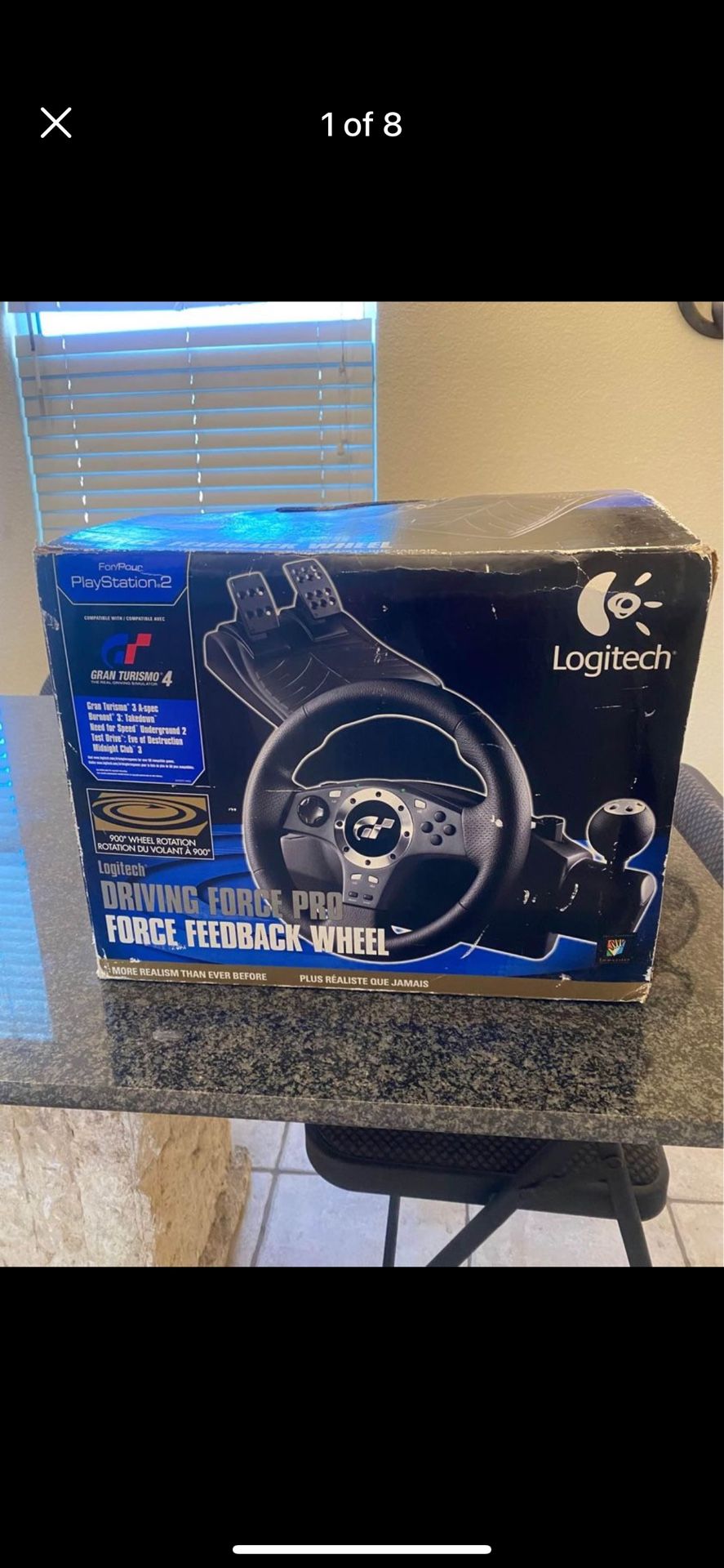 Logitech Grand Turismo, Driving Force Pro, Tacing Simulator for PS2