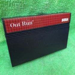 Sega Master System Outrun Out Run Racing Game -- Authentic Vintage Video Game Cartridge