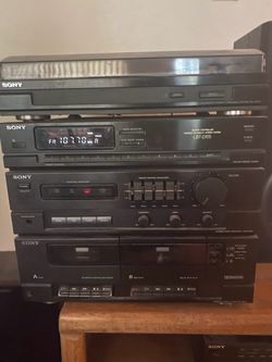 Sony Hi Fi Stereo System LBT-D105 -  Full System Speakers, Record, CD Changer, Tape, Radio plus remote and manual