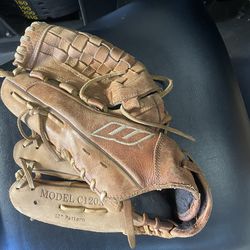 Worth model C120X baseball and softball glove