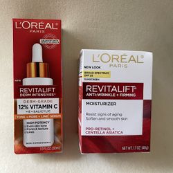 Loreal Revitalift Vitamin C Serum And Moisturizer 