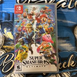 Nintendo Switch Super Smash bros Empty Box