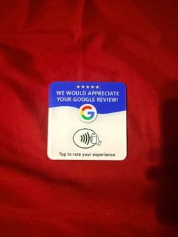 Google review card