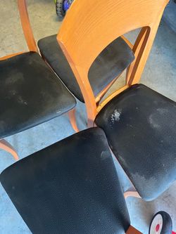 Mid-Century Teak Dining Chairs Set of 4