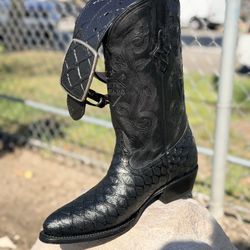 Bota Vaquera Con Cinto 