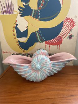 Large Pastel Ceramic Shell