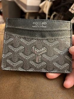 Custom goyard card holder top