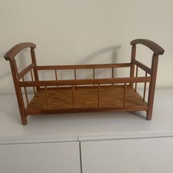 Vintage Wooden Doll Crib $30