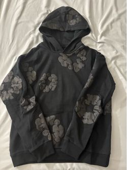 Black on Black Denim Tears Hoodie Size Small