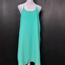 Women's Green Asymmetrical Dress By Truth NYC (Size M)
