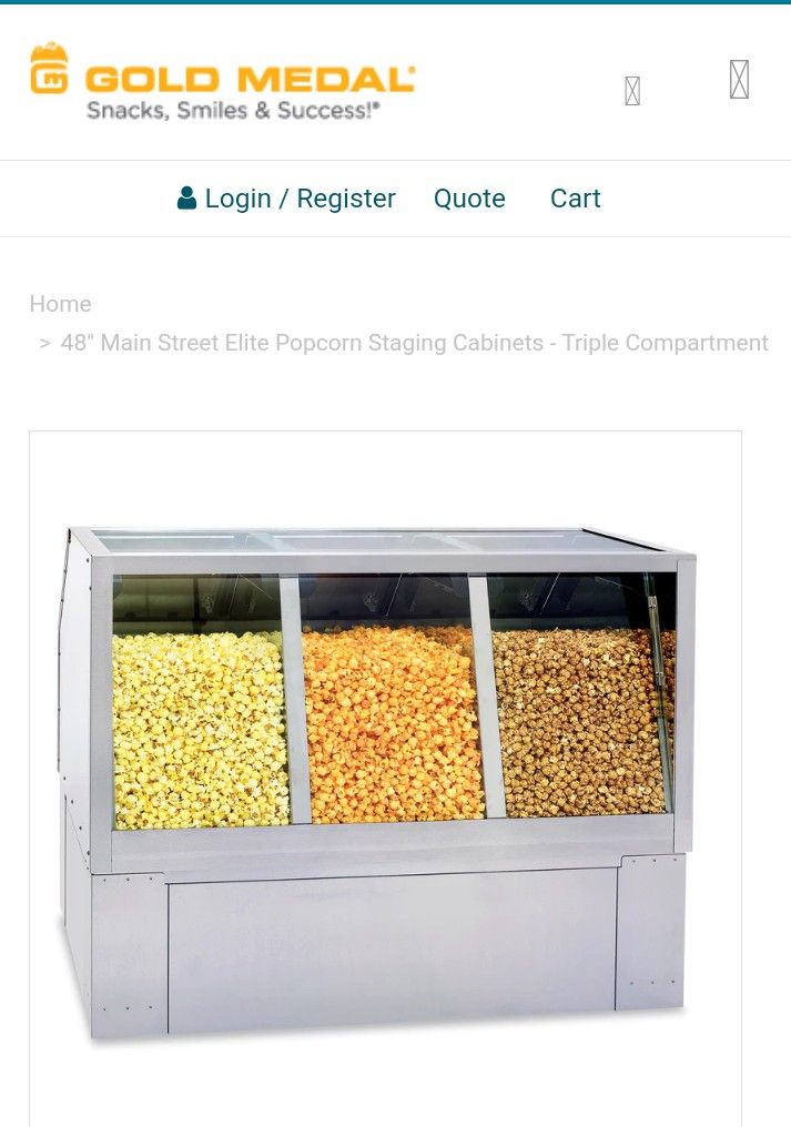 Gold Medal Popcorn Warmer